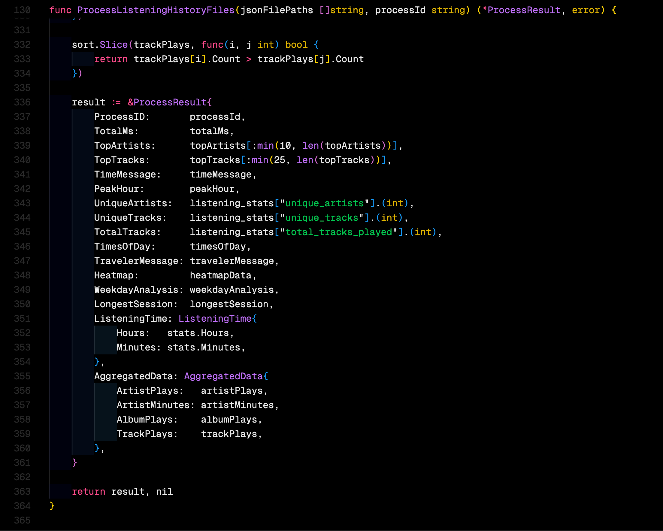 Advanced Algorithm Code Snippet